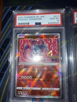 PSA 10 Pokemon GO Japanese Radiant Lot Charizard Blastoise Venusaur Eevee Seq - Image 2