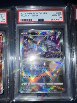 PSA 10 Pokemon GO Japanese Radiant Lot Charizard Blastoise Venusaur Eevee Seq - Image 3