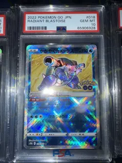 PSA 10 Pokemon GO Japanese Radiant Lot Charizard Blastoise Venusaur Eevee Seq - Image 4