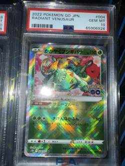 PSA 10 Pokemon GO Japanese Radiant Lot Charizard Blastoise Venusaur Eevee Seq - Image 5