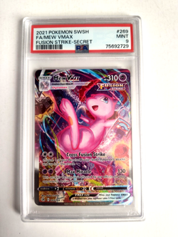 MEW Vmax #269 Alternate Art HOLO Fusion Strike Pokemon TCG - PSA 9 Mint - Image 1