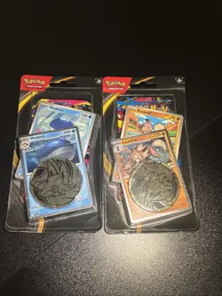 Set Of 2 Pokemon Mega Evolution Premium Checklane Blisters NEW - Image 1