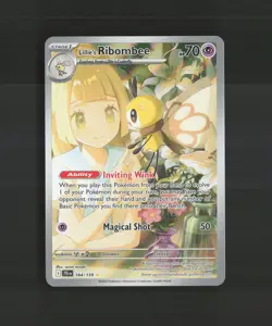Lillie's Ribombee 164/159 Journey Together Full Art Ultra Rare Pokemon Card NM - Image 1