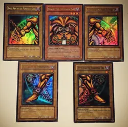 1st Edition Exodia The Forbidden One LOB-124 2002 Yu-Gi-Oh! - English Full Set - Image 1