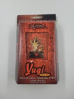 Yu-Gi-Oh! Yugioh 1996 1st Edition Collectible Trading Pins (Base Set of 3 Pins) - Image 1