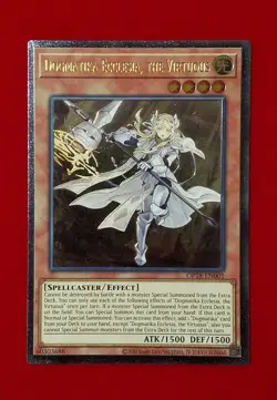 *** DOGMATIKA ECCLESIA, THE VIRTUOUS *** ULTIMATE RARE OP18-EN001 (NM) YUGIOH! - Image 1