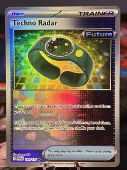 2025 POKEMON PRE EN-PRISMATIC EVOLUTIONS 130 TECHNO RADAR POKE BALL HOLO NM/M - Image 1