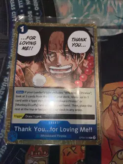 Thank You...for Loving Me!! - OP08-053 - R - Foil Two Legends One Piece Lightly - Image 2
