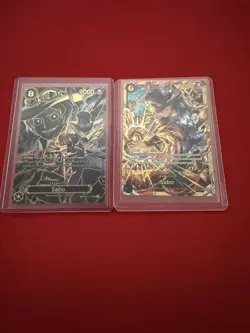 One Piece OP13 SEC Sabo Pair SP OP07-118 & OP13-120 ENG Perfect Condition - Image 1