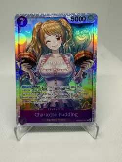 Charlotte Pudding PRB02-010 SR The Best Vol. 2 One Piece CCG English - Image 1