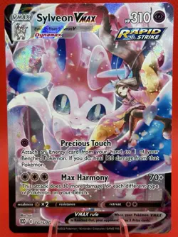 2022 Pokemon TCG Sword & Shield Brilliant Stars - Sylveon VMAX TG15/TG30 - Image 1
