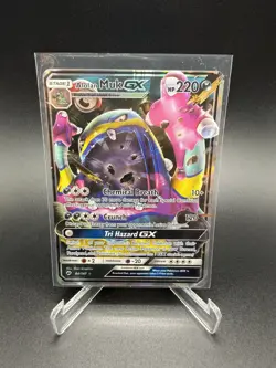 Alolan Muk GX - 84/147 - Pokemon Burning Shadows Sun & Moon Ultra Rare Card NM - Image 1
