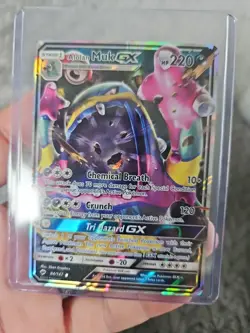 Alolan Muk GX 84/147 Ultra Rare Burning Shadows Pokemon Card NM 2017 Free Ship - Image 1