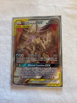 Arceus & Dialga & Palkia GX (Alternate Full Art) 221/236 Sm-Cosmic Eclipse Holo - Image 1