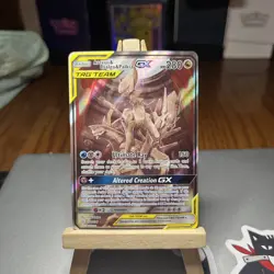 Arceus & Dialga & Palkia GX (Alternate Full Art) Cosmic Eclipse Pokemon 221/236 - Image 1