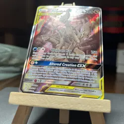 Arceus & Dialga & Palkia GX (Alternate Full Art) Cosmic Eclipse Pokemon 221/236 - Image 2