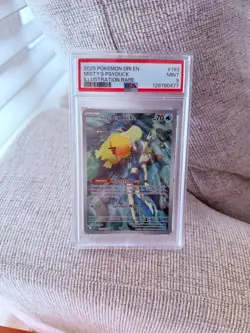 Pokemon TCG Misty's Psyduck Scarlet & Violet 193/182 Destined Rivals PSA 9 Mint - Image 4