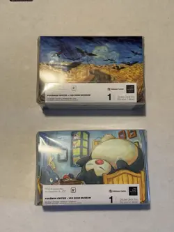 Pokemon Center x Van Gogh Museum Inspired By Paintings TWO Double Deck Box New! 196215000031 - Image 1
