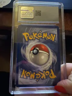 CGC 8.5 Hitmonlee 1999 Fossil 7/62 Holo Pokemon Card - Image 4