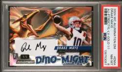 DRAKE MAYE 1/1 ROOKIE AUTO 2023 WC Alum Gold Dino-might Exclusive Rc MVP - Image 2