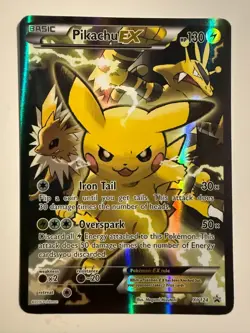 Pikachu EX ULTRA RARE XY124 Star Promo - Pokemon TCG - Image 1