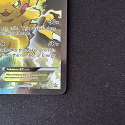 Pokemon TCG - Pikachu EX - XY124 - Promo - Rare! - Image 5