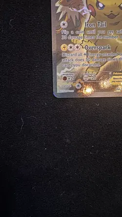 Pokemon TCG - Pikachu EX XY124 Black Star Promo Rare Full Art Holo LPNM Standard - Image 5
