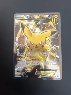 Pokemon TCG - Pikachu EX - XY124 - Promo - Rare! - Image 1