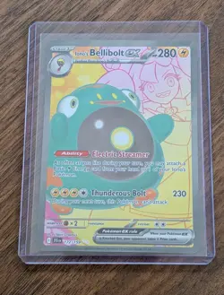 Pokemon Card Iono’s Ionos Bellibolt ex 172/159 Journey Together Full Art Holo NM - Image 1