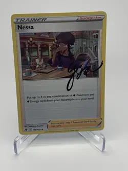 Nessa - 136/159 - Pokemon Crown Zenith Sword & Shield Holo Rare Card NM - Image 3