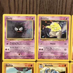 Pokemon Base Set Lot Of 8 Cards (1999) NM - Image 3