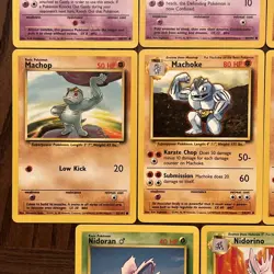 Pokemon Base Set Lot Of 8 Cards (1999) NM - Image 4