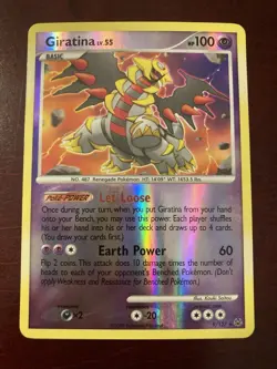 Giratina Lv.55 9/127 Platinum Reverse Holo 2009 Pokemon TCG Card NM Near Mint - Image 1