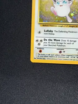 Pokemon TCG Wigglytuff Base Set 2 Holo Unlimited Rare Card 19/130 - DMG - Image 5