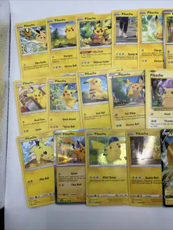 25 Different Pikachu Pokemon TCG Card Lot - Base Set Jungle WOTC Holo + More - Image 2