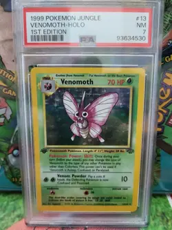 1999 Pokemon Jungle 1st Edition Venomoth / Venonat 3-card lot - Image 1