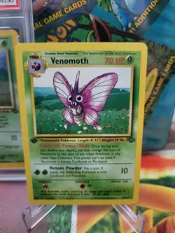 1999 Pokemon Jungle 1st Edition Venomoth / Venonat 3-card lot - Image 4