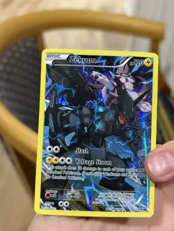 Zekrom XY76 Black Star Promo Full Art Holo Pokemon Card NM - Image 4