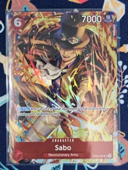 Sabo (Illustration Box Vol.5) OP05-007 One Piece Promotion Cards Foil - Image 1