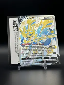 Zacian V (Shiny) - SWSH292 - SWSH Black Star Promo Pokemon TCG W/Box Code Card! - Image 4