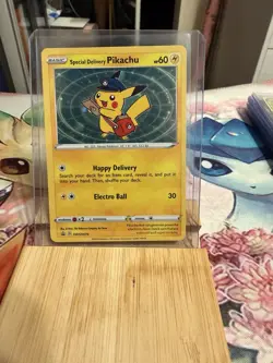 Special Delivery Pikachu SWSH074 SWSH: Sword & Shield Promo Cards Holo - Image 1