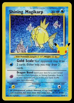 Pokemon Card - Shining Magikarp Celebrations Classic Collection 66/64 Holo - Image 1