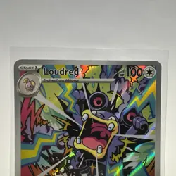Pokemon TCG Loudred Paradox Rift 212/182 Holo Full Art Illustration Rare Card - Image 2