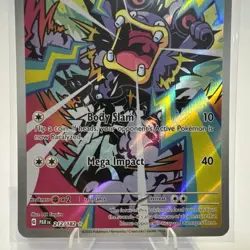 Pokemon TCG Loudred Paradox Rift 212/182 Holo Full Art Illustration Rare Card - Image 3