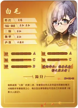 Goddess Story TCG card - Beta - The Eminence in Shadow - R - NS-11R-12 waifu - Image 3