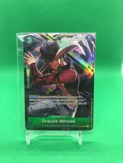 Dracule Mihawk (Illustration Box Vol.4) ST12-003 One Piece Promotion Cards Foil - Image 1