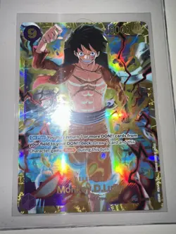 Monkey.D.Luffy OP09-119 SEC - One Piece TCG - English Card Secret Rare NM! - Image 1