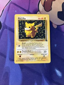 IVY Pikachu Black Star 1 - League Promo Exclusive WotC - 1999 Card HP - Image 1