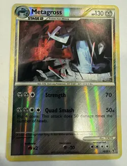 Metagross 16/90 Rare HS-Undaunted Pokemon Card 2010 - Image 1