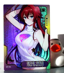 Senpai Goddess Haven hentai card - Rias Gremory - High School DxD - UR-006 waifu - Image 4